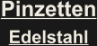 Pinzetten Edelstahl